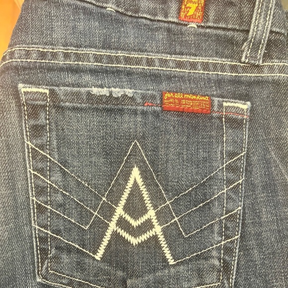 7 For All Mankind Jeans 7 For All Mankind A Pocket Jeans sz28 - Picture 5 of 9